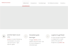Tablet Screenshot of danskehavecentre.webkommunikator.dk